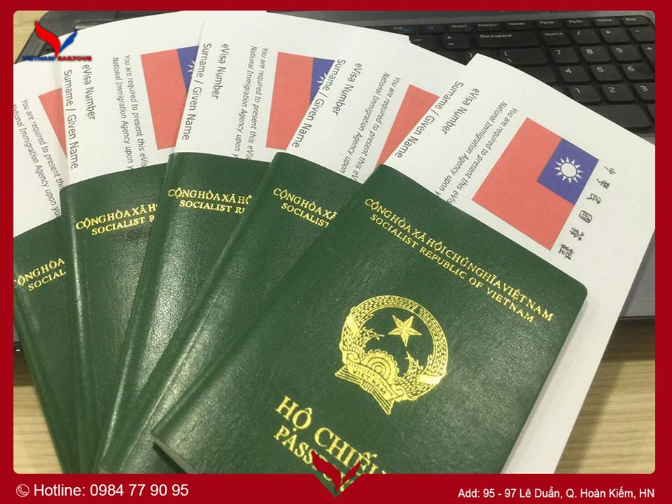 Làm visa Đài Loan nhanh chỉ cần hộ chiếu